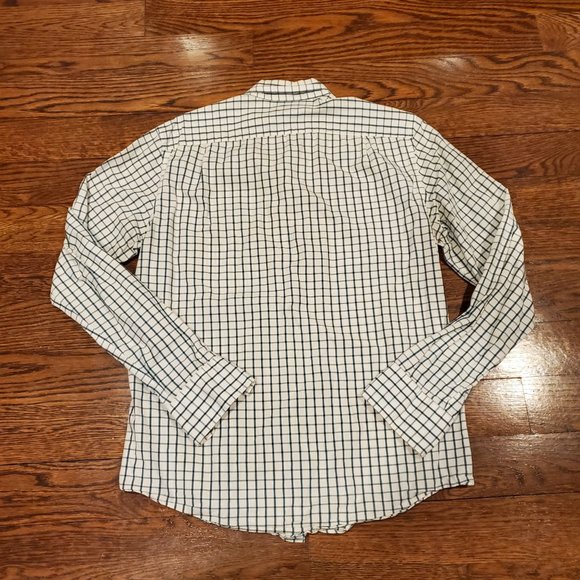 J. Crew Slim Fit Oxford in Green and White Check - Picture 5 of 5